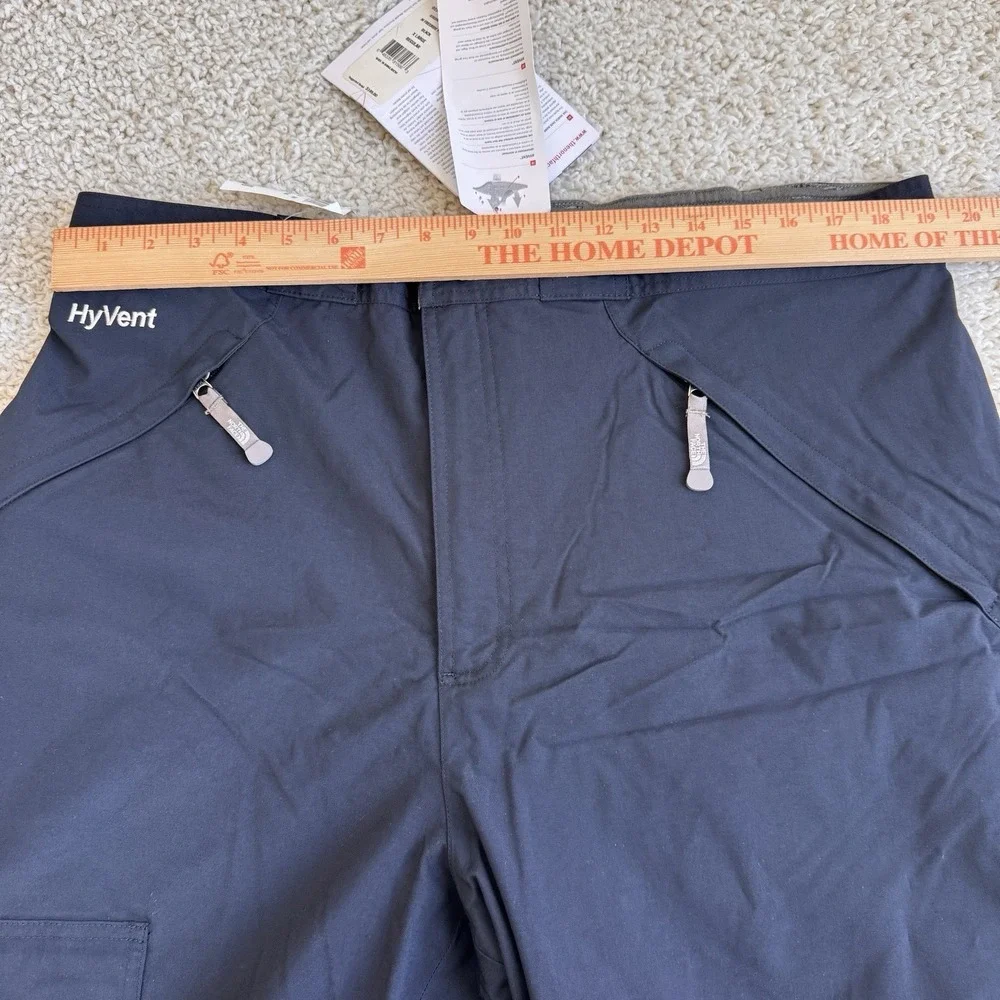 The North Face Freeride Pants Mens XL Black HyVent Waterproof Ski Snow NWT